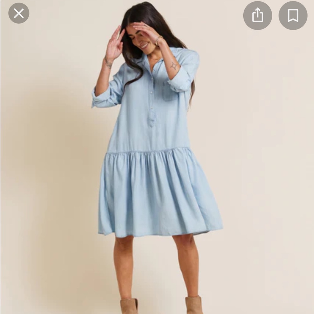 Grayson - The Changemaker Dress Classic Light Wash, Liquid Denim